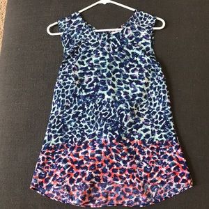 Silk sleeveless blouse